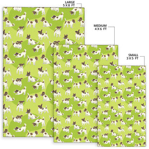 Jack Russel Pattern Print Design 01 Area Rug