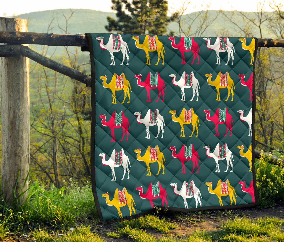 Camel Pattern Premium Quilt