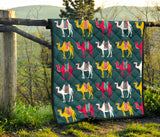 Camel Pattern Premium Quilt