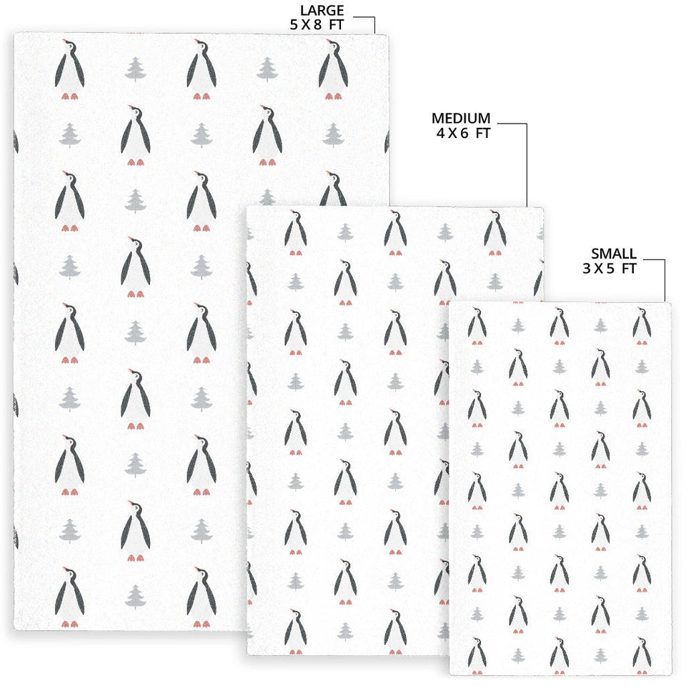 Penguin Pattern Area Rug