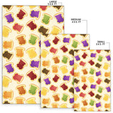 Bread Toast Pattern Print Design 02 Area Rug