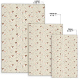 Jack Russel Pattern Print Design 02 Area Rug