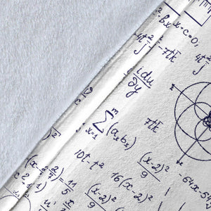 Math Pattern Print Design 03 Premium Blanket
