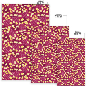 Popcorn Pattern Print Design 02 Area Rug