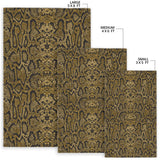 Snake Skin Pattern Area Rug