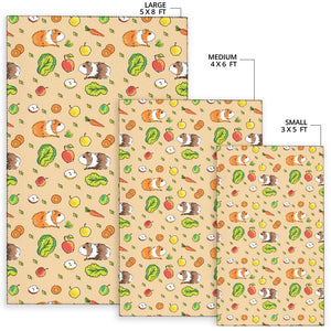 Guinea Pig Pattern Print Design 05 Area Rug