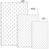 Engine Piston Background Pattern Print Design 01 Area Rug