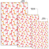 Giraffe Pattern Print Design 03 Area Rug