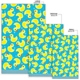 Duck Toy Pattern Print Design 04 Area Rug