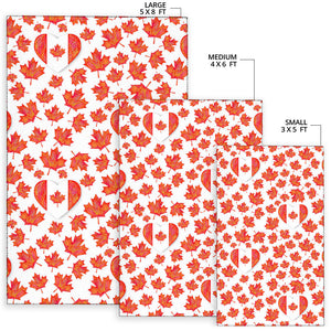 Canada Pattern Print Design 02 Area Rug