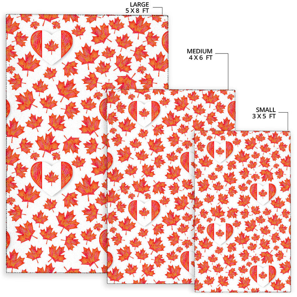 Canada Pattern Print Design 02 Area Rug