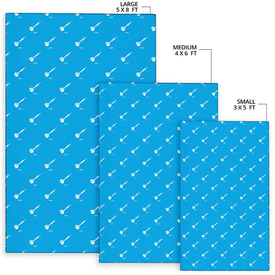 Darts Pattern Print Design 05 Area Rug