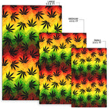 Canabis Marijuana Weed Pattern Print Design 03 Area Rug