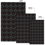 Casino Cards Suits Pattern Print Design 05 Area Rug