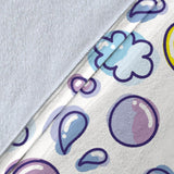 Duck Toy Pattern Print Design 01 Premium Blanket