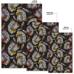 Eagle Pattern Print Design 05 Area Rug