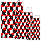 Dice Pattern Print Design 02 Area Rug