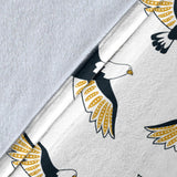 Eagle Pattern Print Design 03 Premium Blanket
