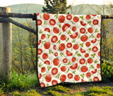 Tomato Pattern Premium Quilt