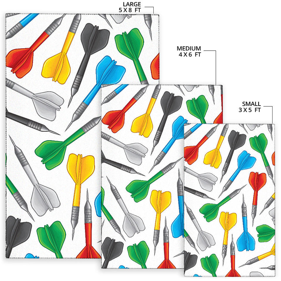 Darts Pattern Print Design 03 Area Rug