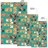 Camera Pattern Print Design 03 Area Rug