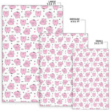 Pig Pattern Print Design 03 Area Rug