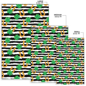 Horseshoes Pattern Print Design 01 Area Rug