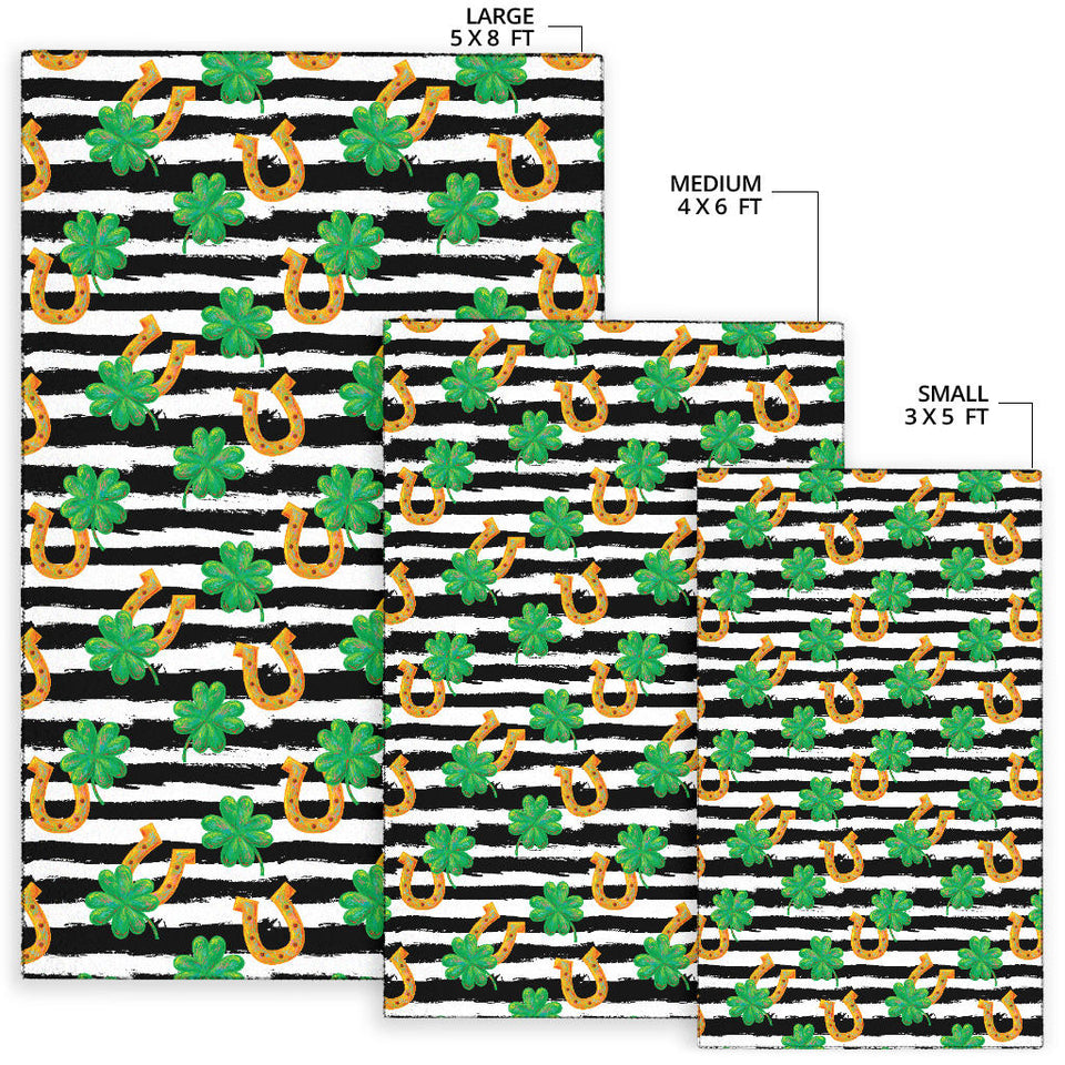 Horseshoes Pattern Print Design 01 Area Rug