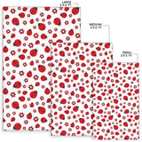 Ladybug Pattern Print Design 04 Area Rug