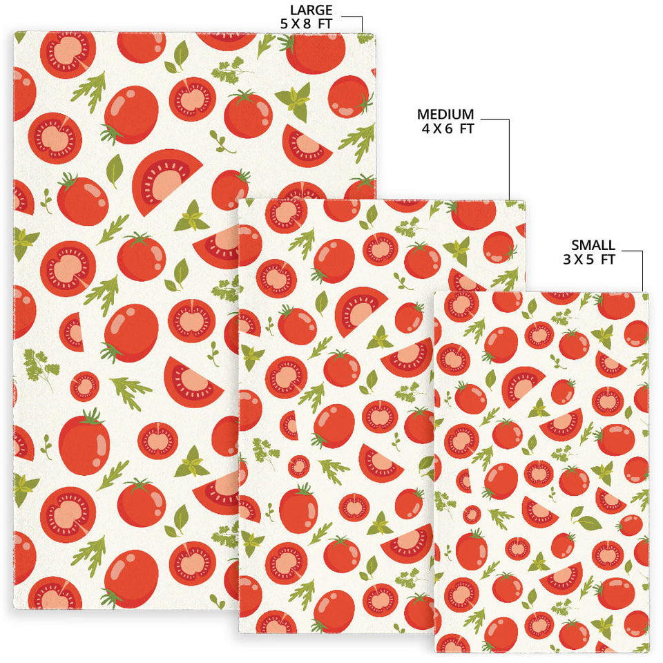Tomato Pattern Area Rug