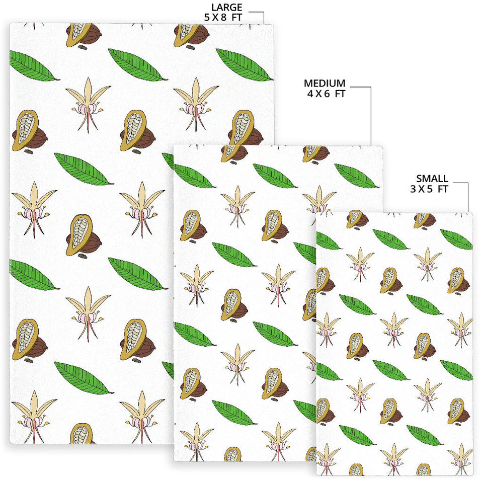 Color Hand Drawn Cocoa Pattern Area Rug