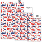British Pattern Print Design 03 Area Rug