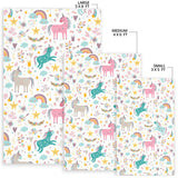 Colorful Unicorn Pattern Area Rug
