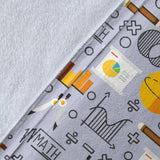 Math Pattern Print Design 04 Premium Blanket