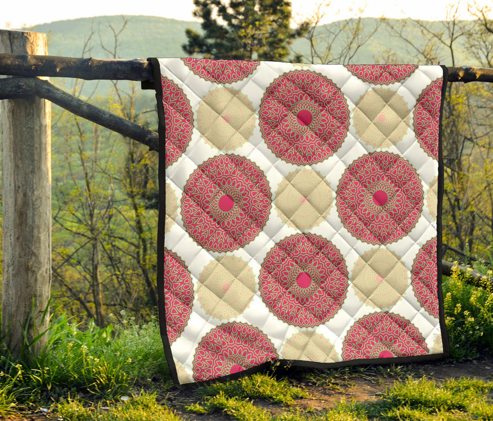Circle Indian Pattern Premium Quilt