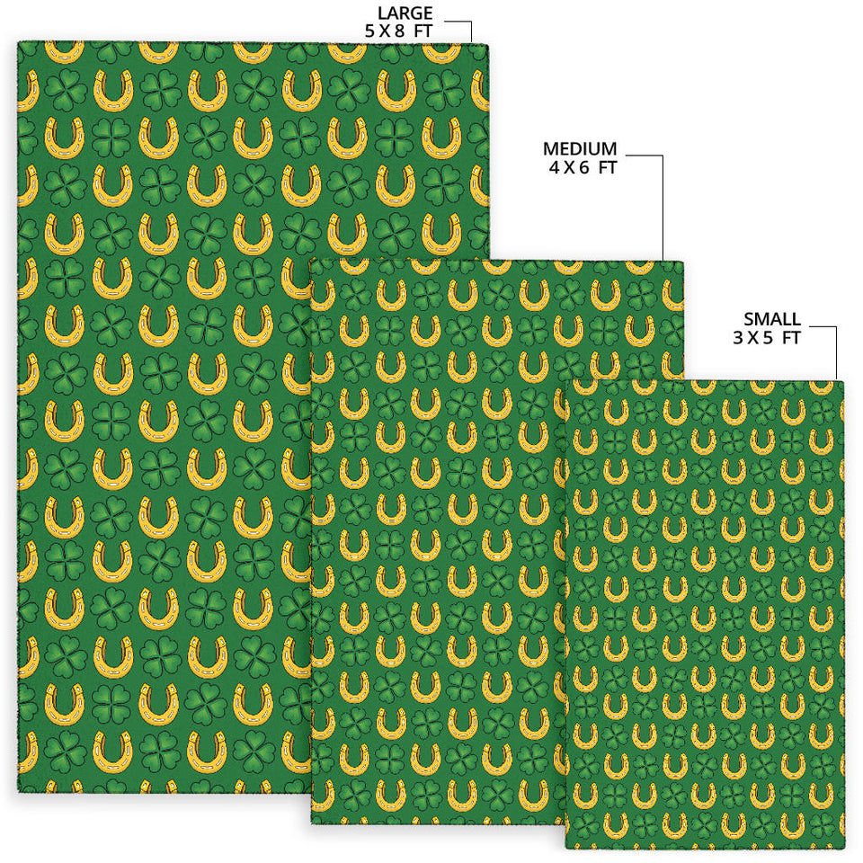 Horseshoes Pattern Print Design 05 Area Rug