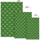 Horseshoes Pattern Print Design 05 Area Rug