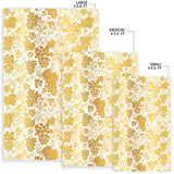 Gold Grape Pattern Area Rug