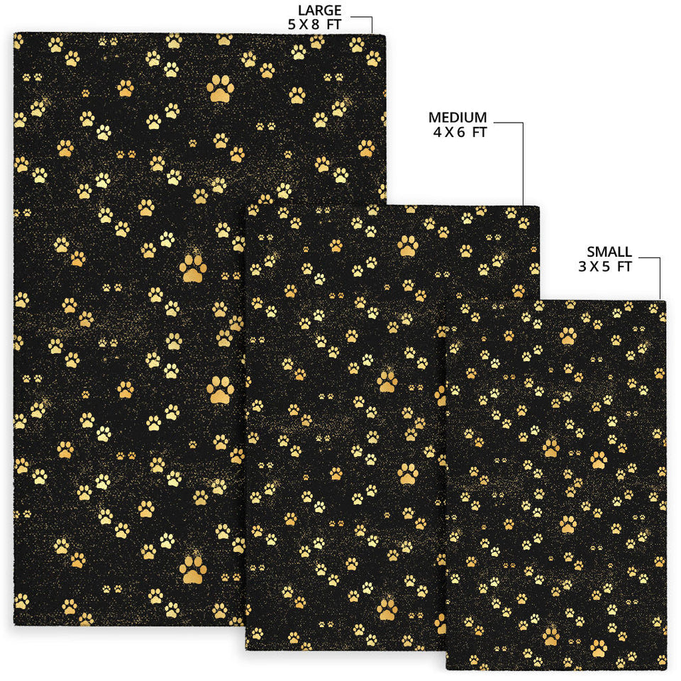 Dog Paws Pattern Print Design 05 Area Rug