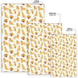 Golden Retriever Pattern Print Design 05 Area Rug
