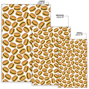 Hamburger Pattern Print Design 03 Area Rug