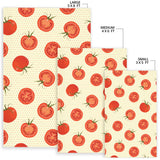Tomato Dot Background Area Rug