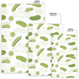 Cucumber Sketch Pattern Area Rug