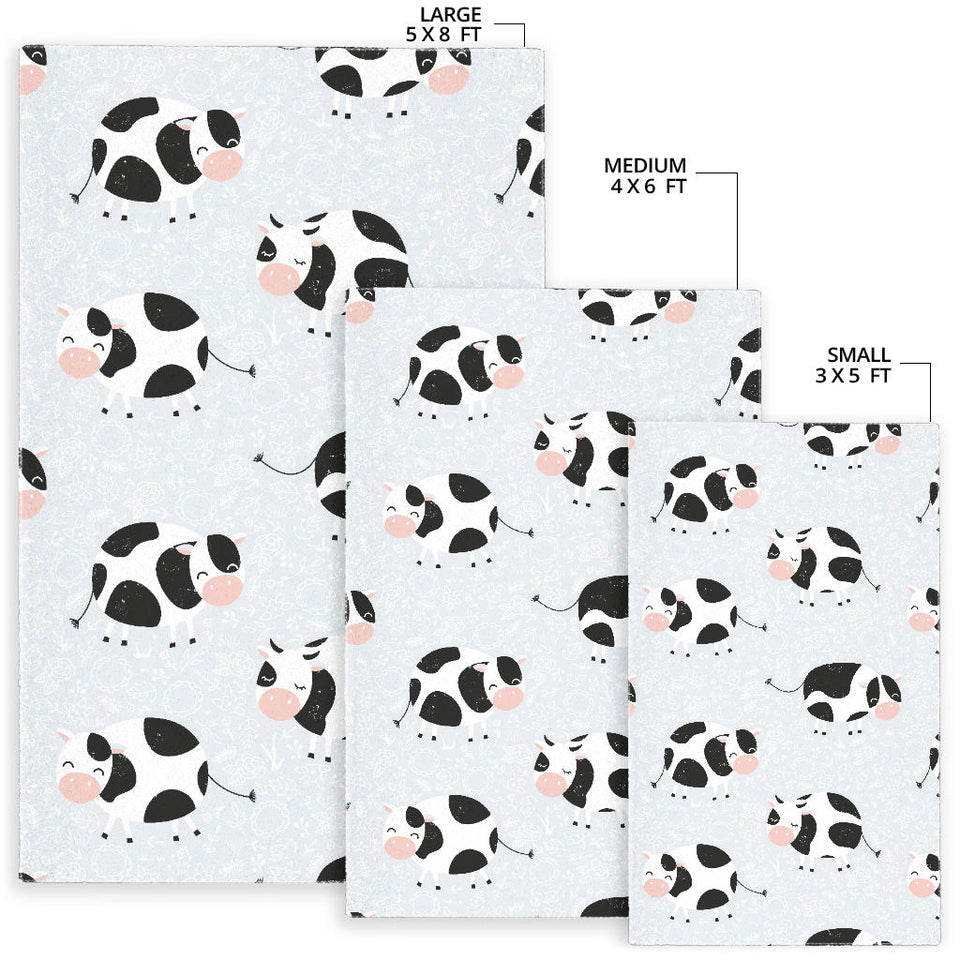 Cute Cows Pattern Area Rug