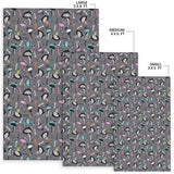 Ostrich Pattern Print Design 01 Area Rug