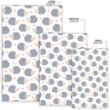 Hedgehog Pattern Print Design 04 Area Rug
