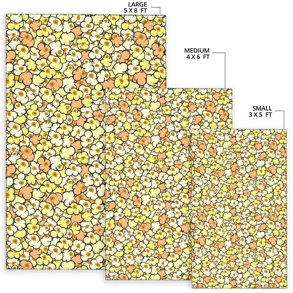 Popcorn Pattern Print Design 03 Area Rug