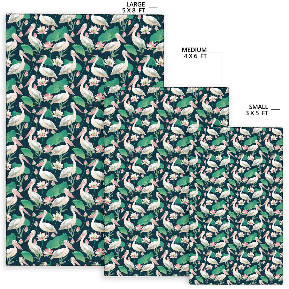 Pelican Pattern Print Design 03 Area Rug
