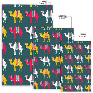 Camel Pattern Area Rug
