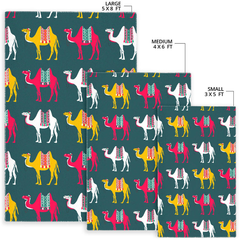 Camel Pattern Area Rug